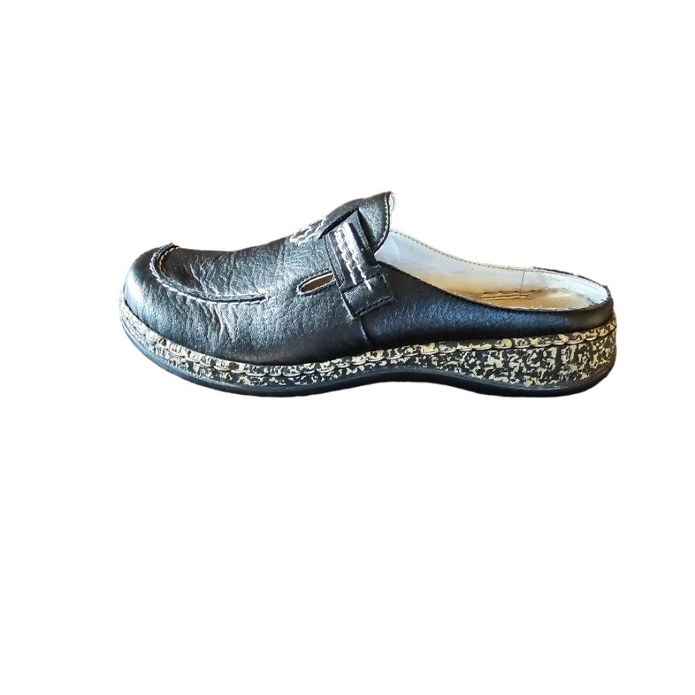 46393 Rieker Women's Jet Black Clogs